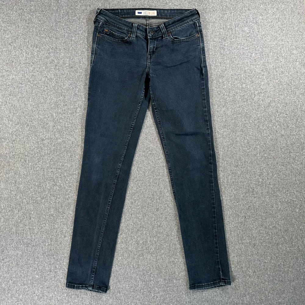 Levis Demi Curve Skinny Jeans Womens 5M Dark Wash Indigo Stretch Denim Blue
